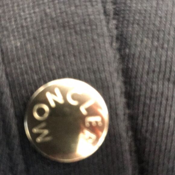 Moncler Blue and Red Zip Up Sweater - Picture 9 of 12